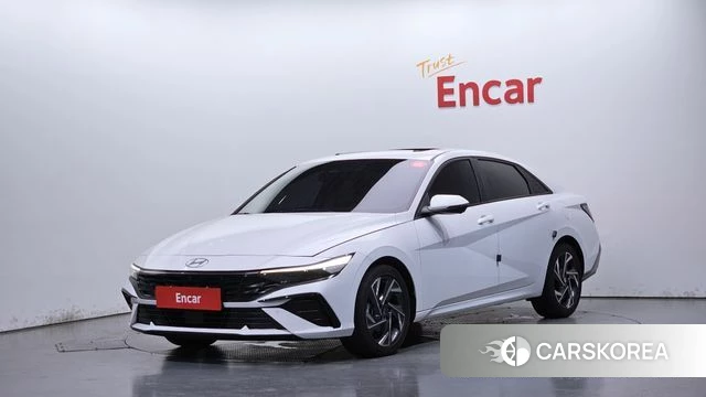 Hyundai The New Avante (CN7) 2023 Белый из Кореи