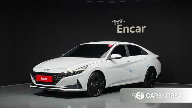 Hyundai Avante (CN7) 2022 Белый из Кореи