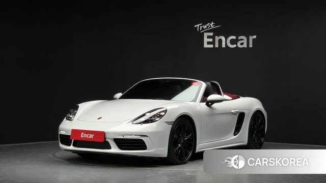 Porsche 718 Boxster 2018 Белый из Кореи