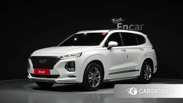Hyundai Santa Fe TM 2019 Белый из Кореи