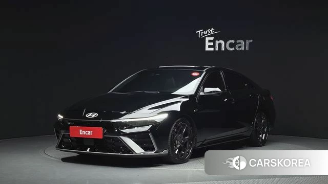 Hyundai The New Avante (CN7) 2025 Черный из Кореи