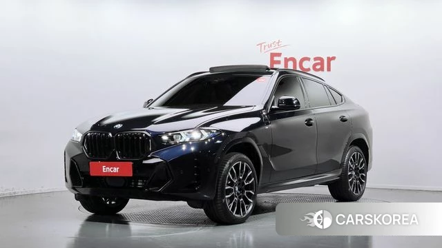 BMW X6 (G06) 2024 Черный из Кореи