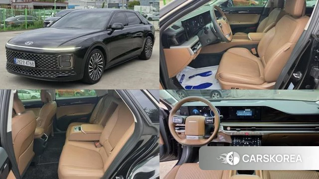 Hyundai Grandeur (GN7) 2024 Черный из Кореи