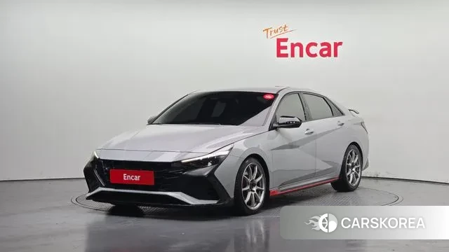 Hyundai Avante (CN7) 2022 Серебристо-серый из Кореи