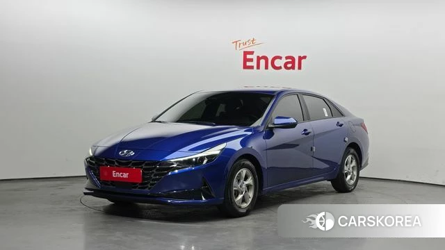 Hyundai Avante (CN7) 2022 Синий из Кореи