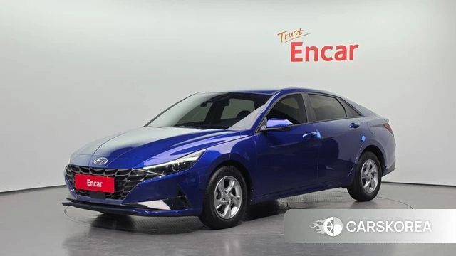 Hyundai Avante (CN7) 2020 Синий из Кореи