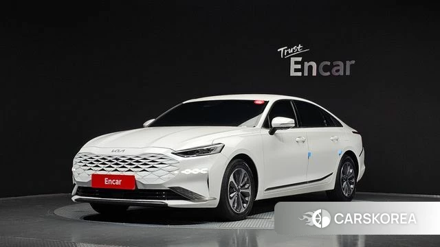 Kia K8 Hybrid 2023 Белый из Кореи