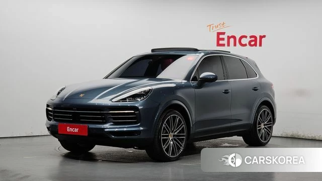 Porsche Cayenne (PO536) 2019 Синий из Кореи