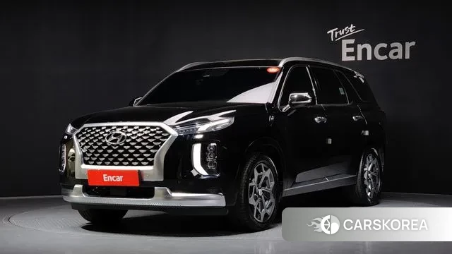 Hyundai Palisade 2021 Черный из Кореи