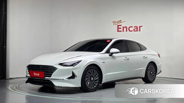 Hyundai Sonata Hybrid (DN8) 2019 Белый из Кореи