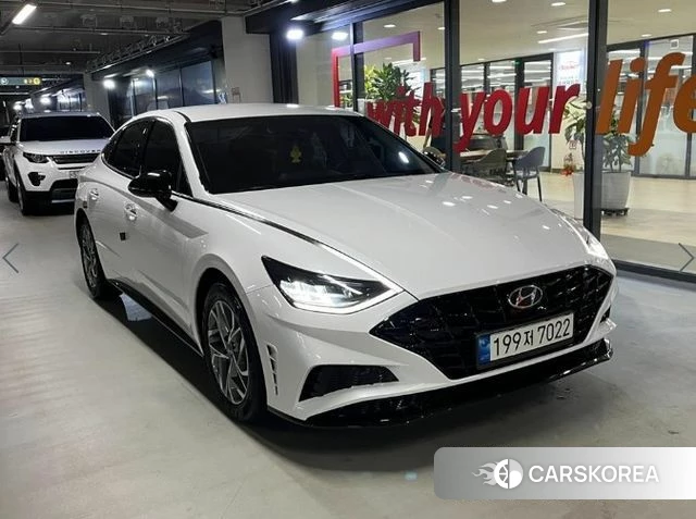 Hyundai Sonata (DN8) 2022 Белый из Кореи