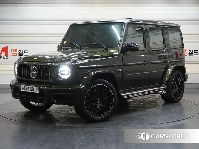 Mercedes-Benz G-Class W463b 2023 Темно-зеленый из Кореи