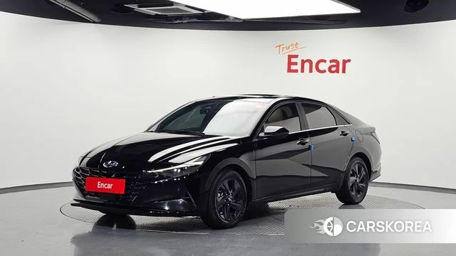 Hyundai Avante (CN7) 2022 Черный из Кореи