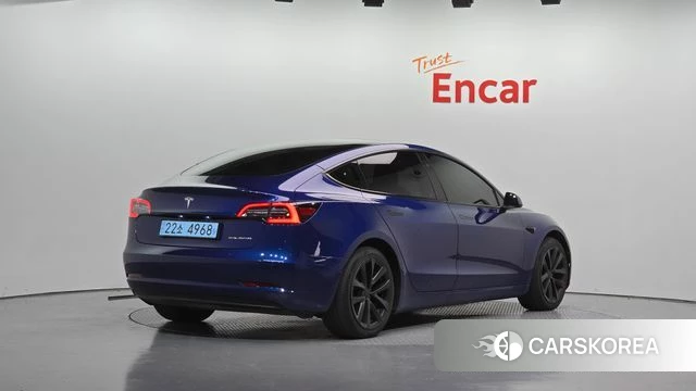 Tesla Model 3 2021 Синий из Кореи