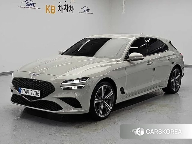 Genesis The New G70 Shooting Brake 2023 Серый из Кореи