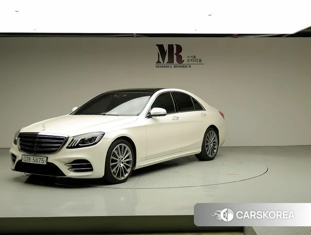 Mercedes-Benz S-Class W222 2018 Белый из Кореи