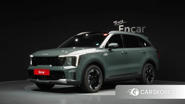 Kia The New Sorento 4th Generation 2025 Зеленый из Кореи