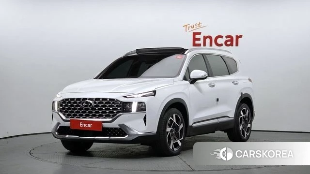 Hyundai The New Santa Fe 2021 Белый из Кореи