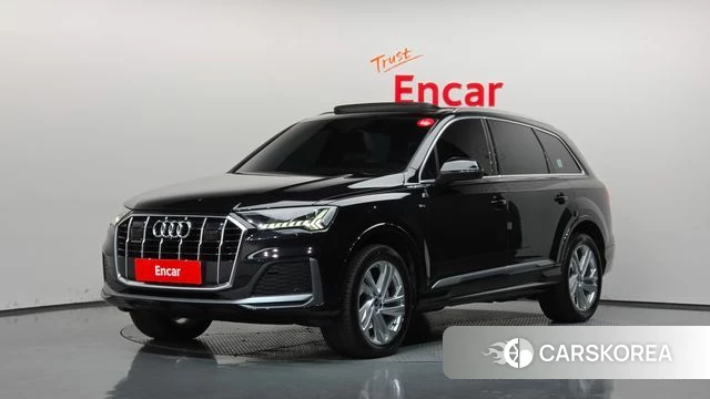 Audi Q7 (4M) 2021 Черный из Кореи