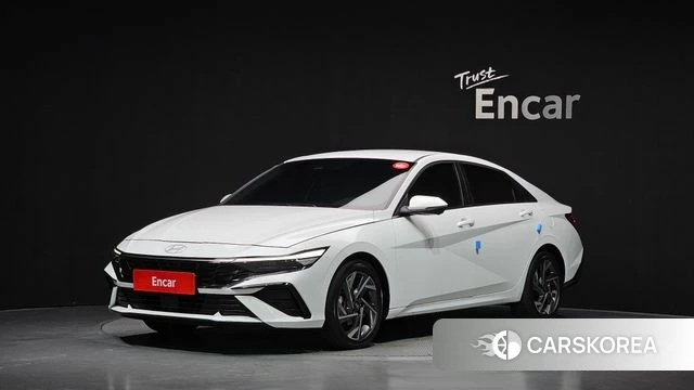 Hyundai The New Avante (CN7) 2024 Белый из Кореи