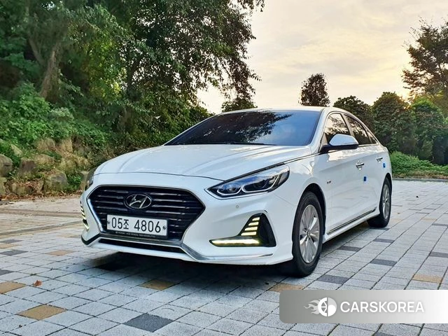 Hyundai Sonata New Rise Hybrid 2018 Белый из Кореи