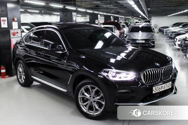 BMW X4 (G02) 2020 Черный из Кореи