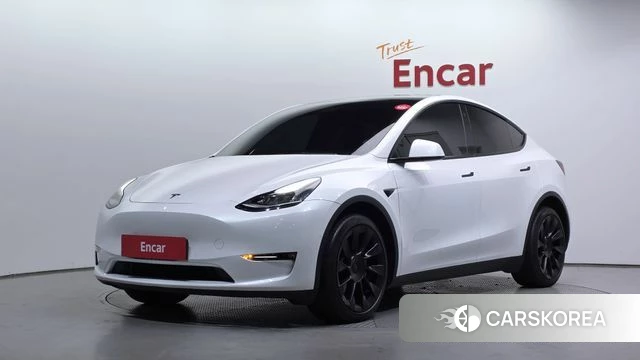 Tesla Model Y 2022 Белый из Кореи