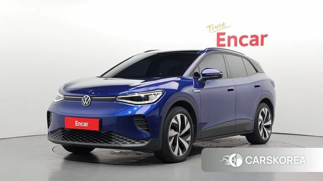 Volkswagen ID.4 2022 Синий из Кореи
