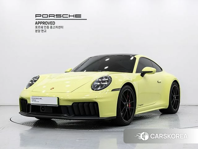 Porsche 911(992) 2025 Желтый из Кореи