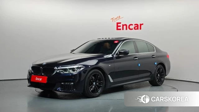BMW 5 Series (G30) 2018 Черный из Кореи