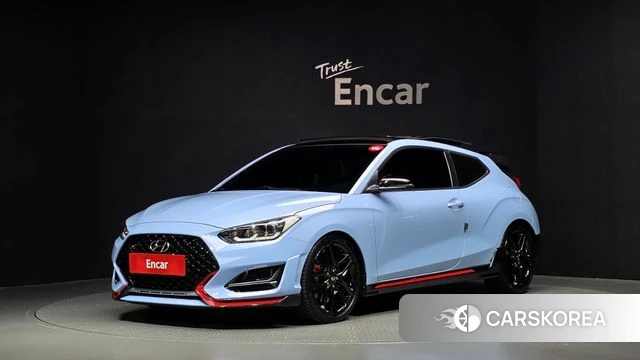 Hyundai Veloster (JS) 2020 Небесно-голубой из Кореи