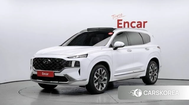 Hyundai The New Santa Fe 2023 Белый из Кореи