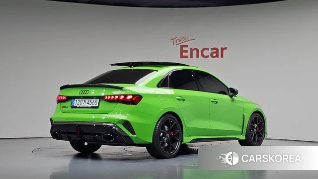Audi RS3 (8Y) 2025 Зеленый из Кореи