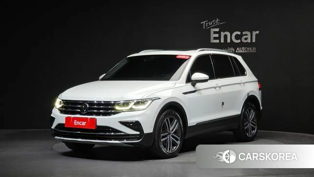 Volkswagen Tiguan second Generation 2022 Белый из Кореи