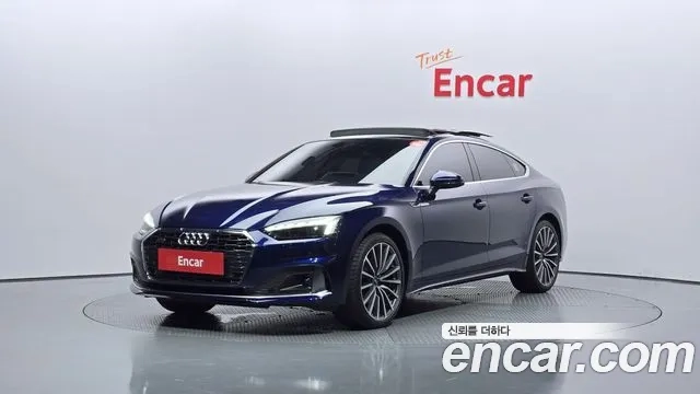 Audi A5 (F5) 2022 Синий из Кореи