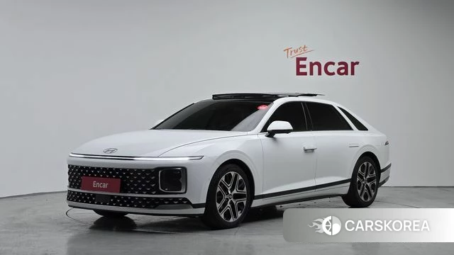 Hyundai Grandeur Hybrid (GN7) 2024 Белый из Кореи