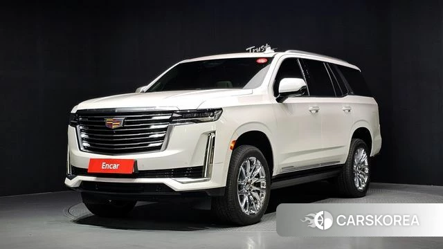 Cadillac Escalade 5th Generation 2021 Белый из Кореи