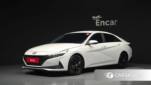 Hyundai The New Avante Hybrid (CN7) 2023 Белый из Кореи