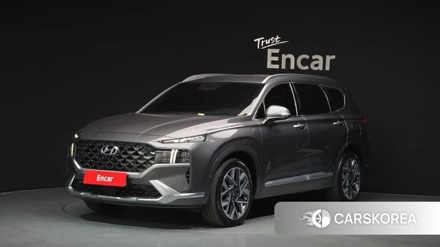 Hyundai The New Santa Fe 2021 Серый из Кореи
