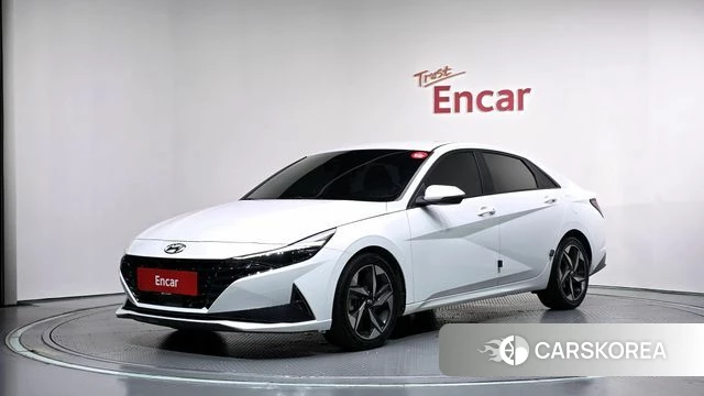 Hyundai Avante (CN7) 2020 Белый из Кореи