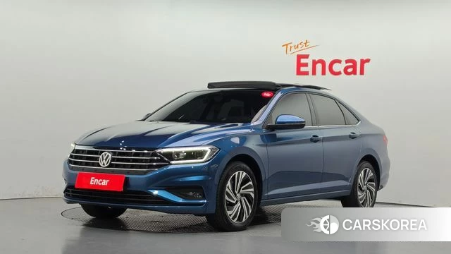 Volkswagen 7th Generation of Jetta 2021 Синий из Кореи