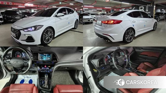 Hyundai Avante AD 2018 Белый из Кореи