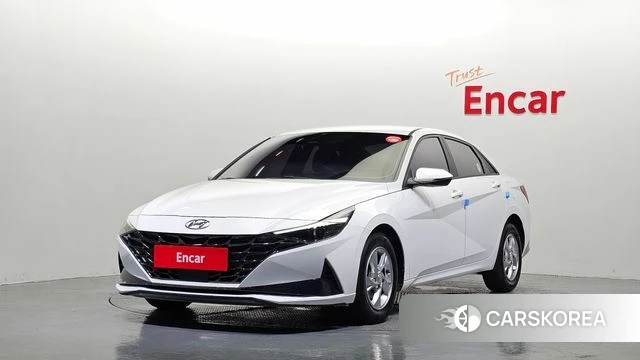 Hyundai Avante (CN7) 2021 Белый из Кореи