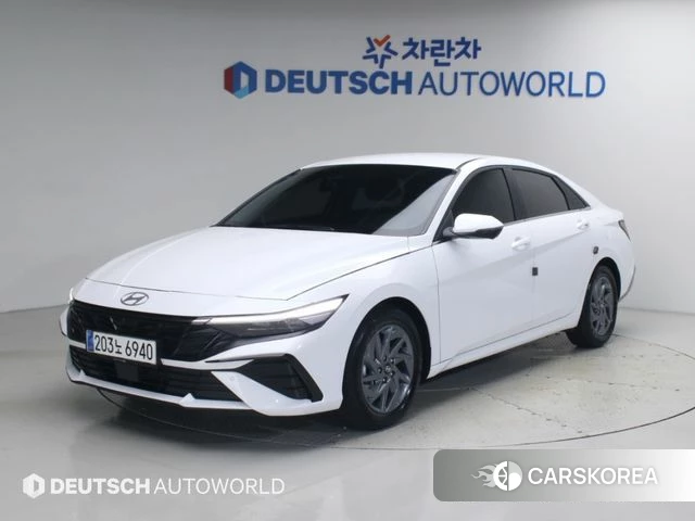 Hyundai The New Avante (CN7) 2024 Белый из Кореи