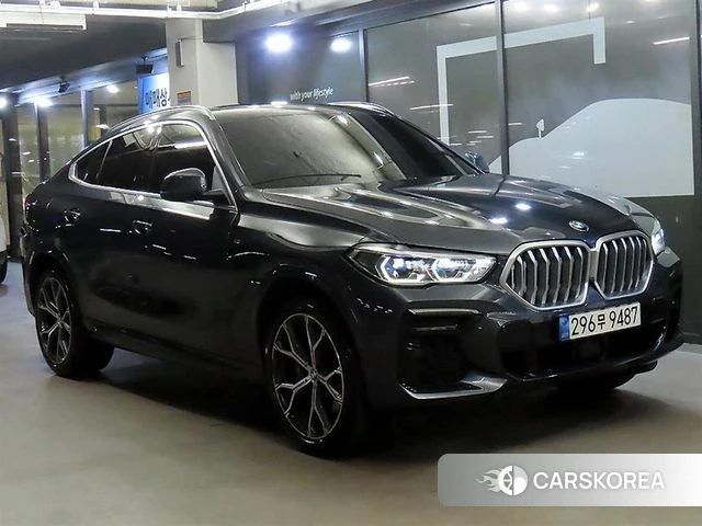 BMW X6 (G06) 2022 Серебристо-серый из Кореи