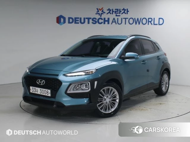 Hyundai Kona 2018 Небесно-голубой из Кореи