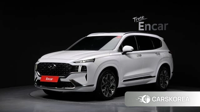 Hyundai The New Santa Fe 2023 Белый из Кореи