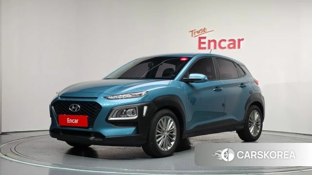 Hyundai Kona 2018 Небесно-голубой из Кореи
