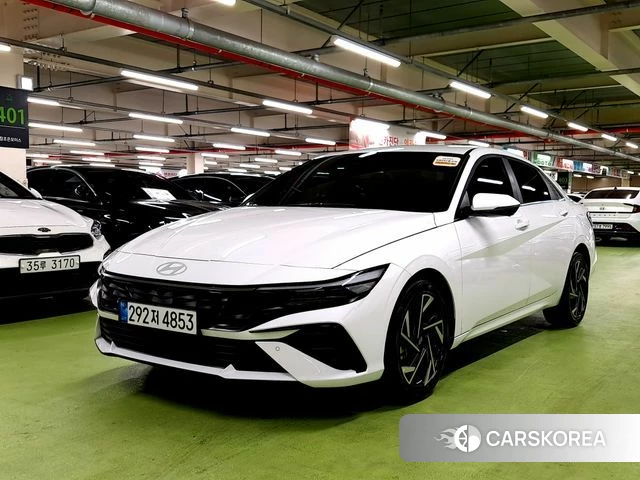 Hyundai The New Avante (CN7) 2025 Белый из Кореи