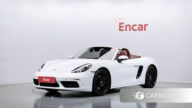 Porsche 718 Boxster 2022 Белый из Кореи